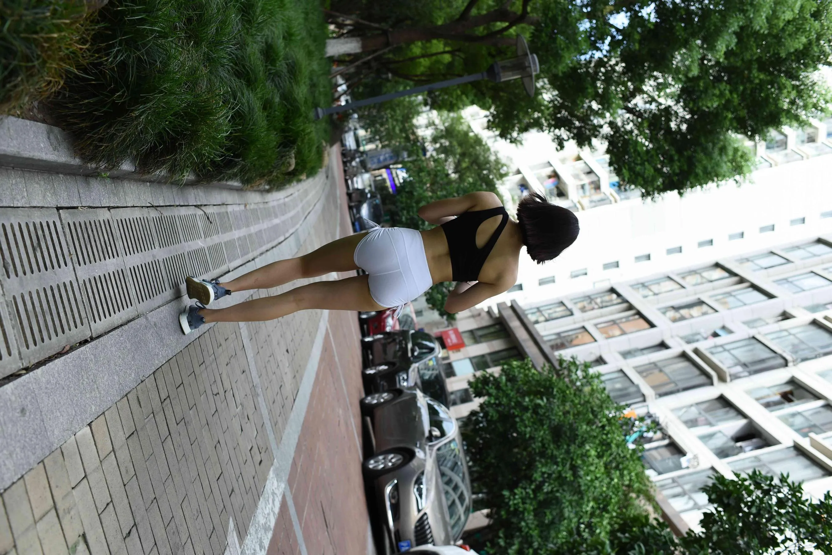 [魔镜街拍] NO.033 街拍清晨健身女神 [209P]插图5
